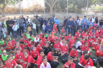 بالصور: فريق ابناء يافا للصغار يستضيف مدرسة فريق كفر قاسم لكرة القدم 